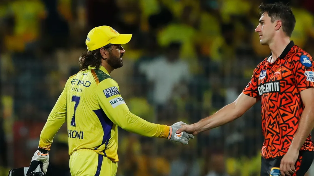 MS Dhoni Pat Cummins CSK SRH IPL 2024 Bcci