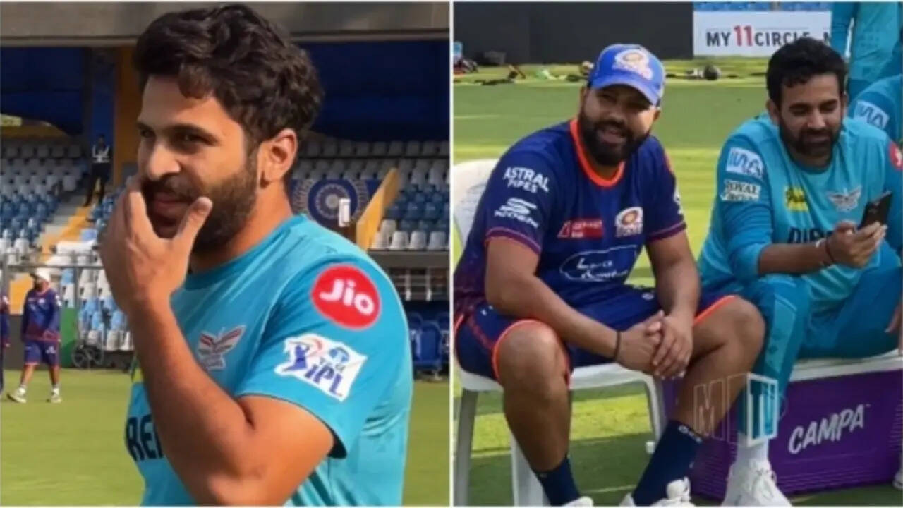 'Kya Re Hero, Ghar Ka Team Hai Kya?' Rohit Sharma Roasts Shardul Thakur for Showing Up Late for Practice