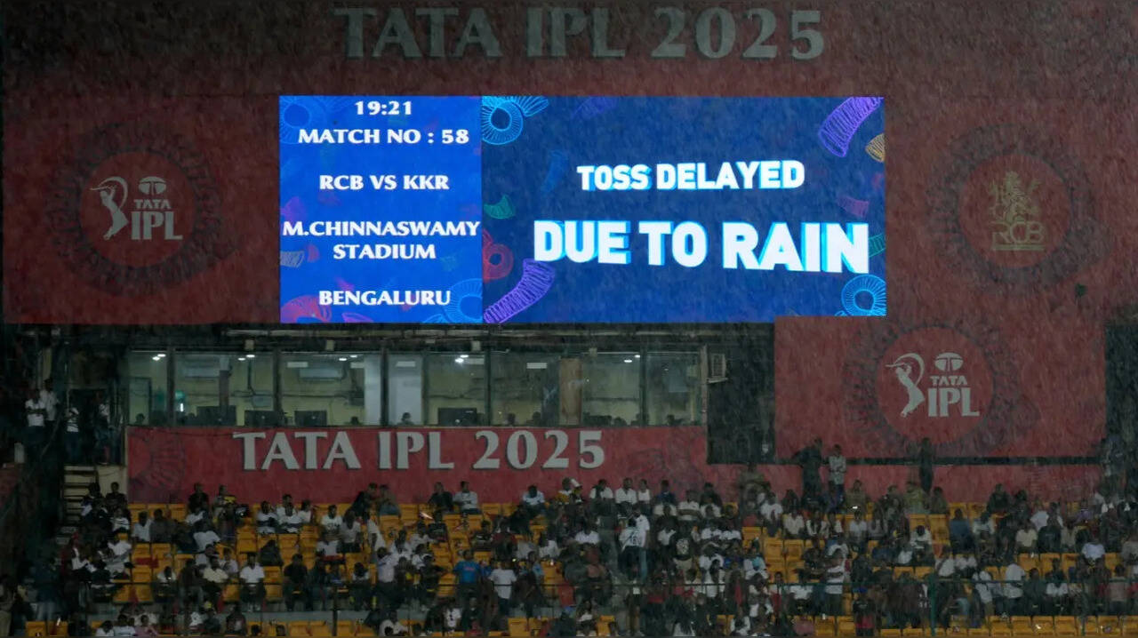 EXPLAINED: What will Haappen If RCB vs kkr is washed out due to Rain in Bengaluru?