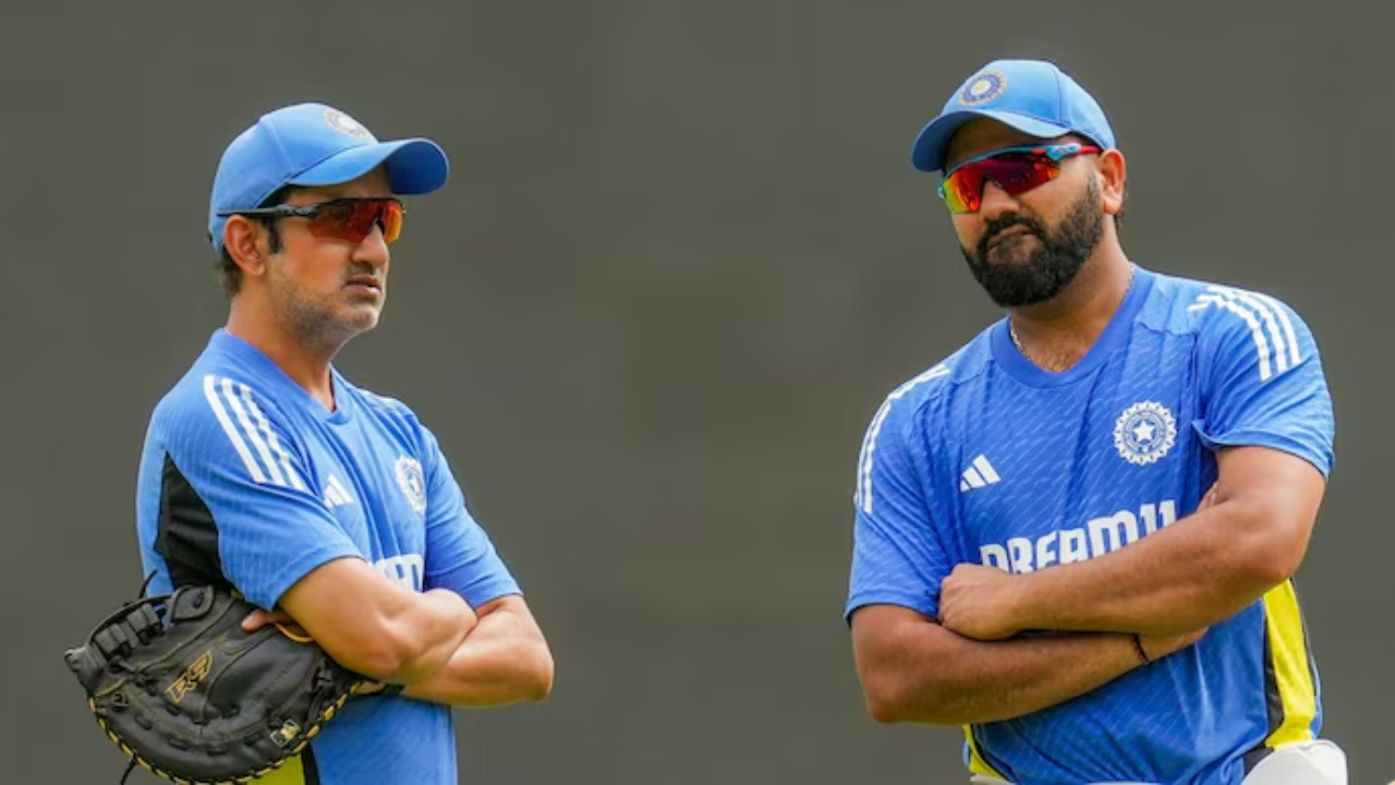 Gautam Gambhir Rohit Sharma Pti