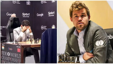 Gukesh and magnus carlseen