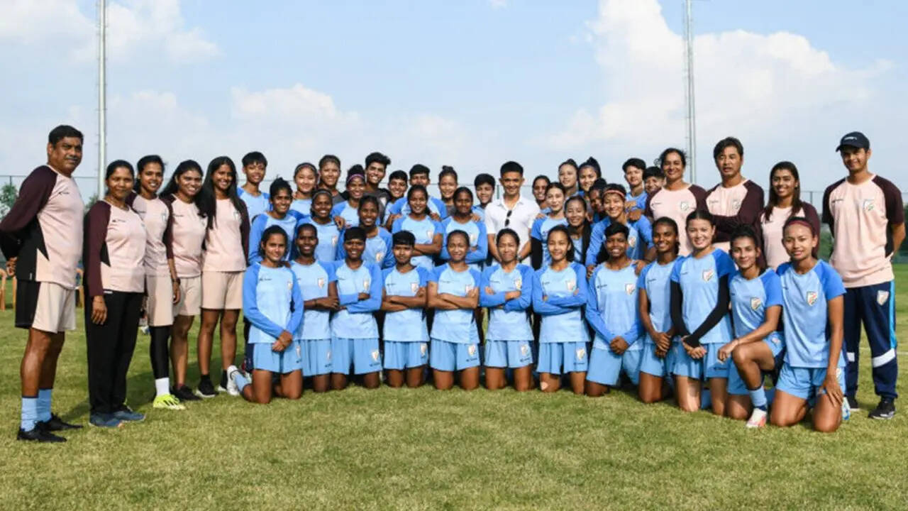 Sunil Chhetri after visit to Indian Womens Football Team Camp