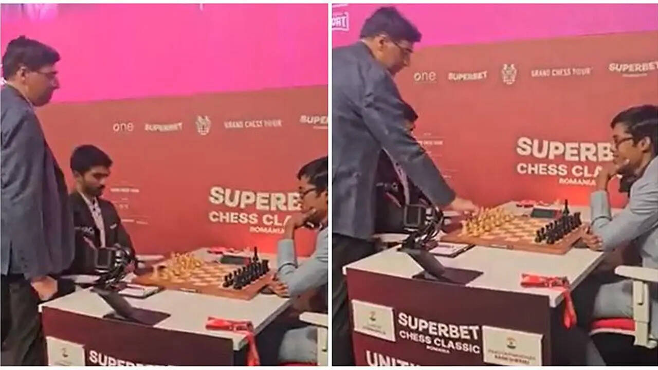 In Battle Between India vs India, Viswanathan Anand Makes The First Move in Superbet Classic