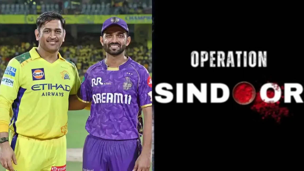 Operation Sindoor: Will kkr vs csk be postponed after India's strikes at terrror camps in Pakistan, pok