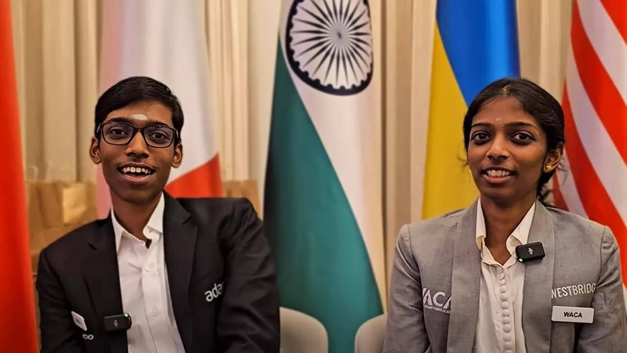 India's Grandmaster Siblings Pragnanandhaa and Vaishali