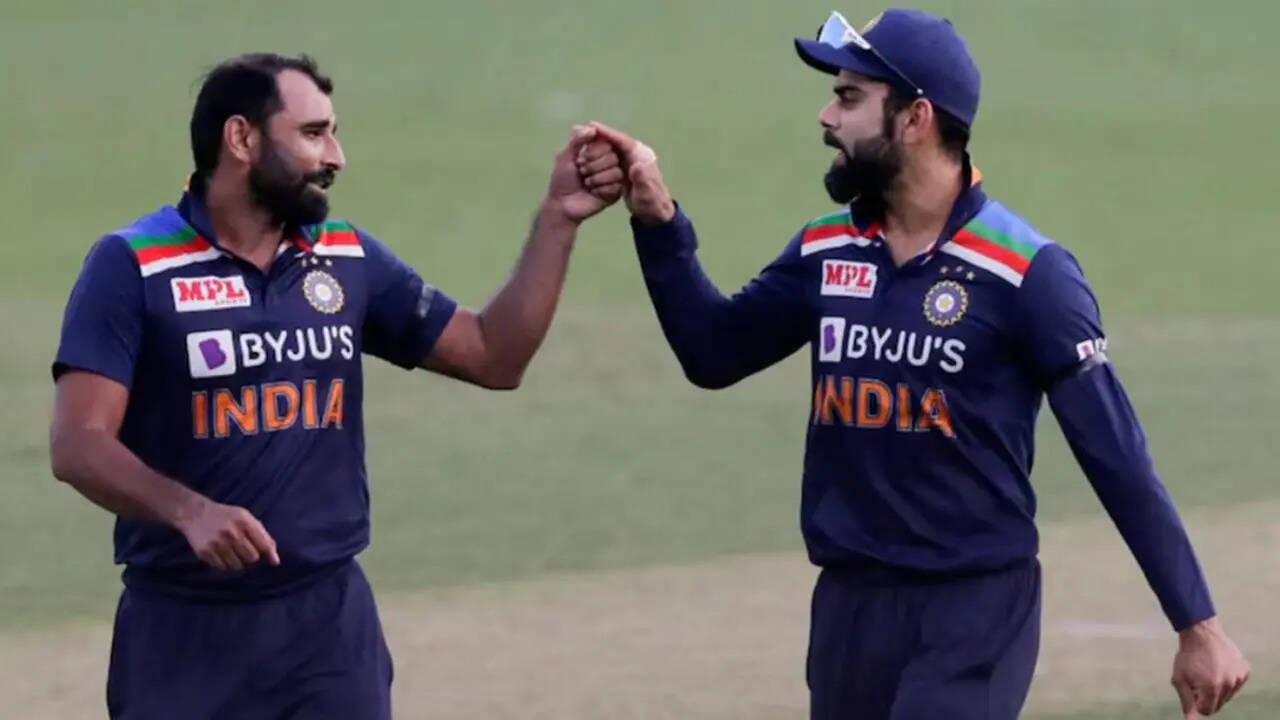 Virat Kohli and Mohammed Shami. (File/AP)