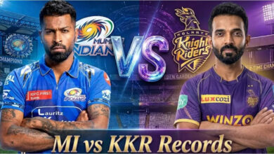 mi vs kkr records: head to head, most runs, wickets, pitch stats and all you need to know