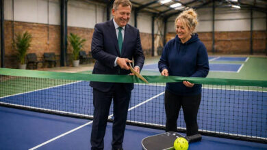 from empty warehouse to pickleball hub: mp opens new uk venue