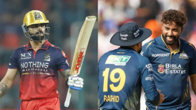 ipl 2026: rcb vs gt head-to-head record, most runs and wickets