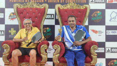 Kerala Open 2026: John of Matha, Nampoothiri cruise to 60+ doubles title in style
