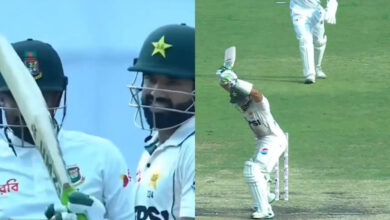 ban vs pak 1st test: litton das trolls mohammed rizwan with brutal 'his repuation is very bad' taunt on stump-mic - watch