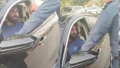 pakistan cricketer stopped for traffic violation, cop questions 'how much do you get paid for…'