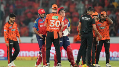 sunrisers hyderabad create history, become first team in the world to win 9 consecutive games against same team in ipl at a single venue