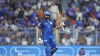 why rohit sharma is not in mumbai indians playing xi vs rajasthan royals?