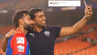 david warner seemingly mocks dc owner over rishabh pant homecoming
