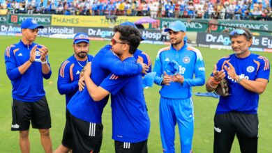 who is harsh dubey? vidarbha's ranji trophy-winning hero making india debut vs afghanistan in 1st odi