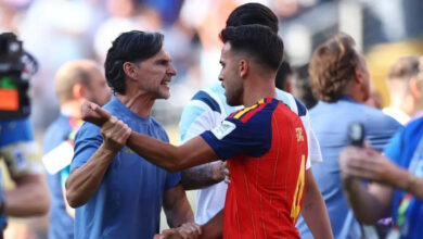Argentina coach apologizes for punching Dani Olmo, explains what triggered fiery clash