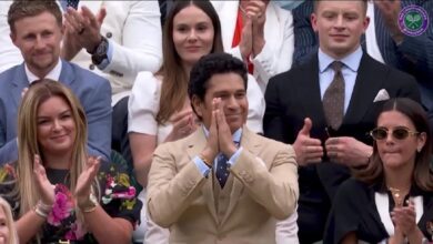 cricket icons sachin tendulkar, shubman gill enjoy wimbledon semi final from royal box