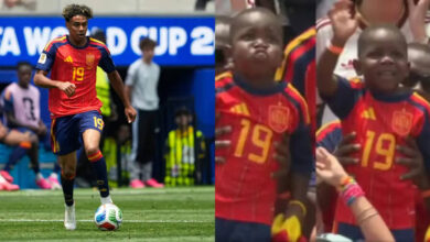 lamine yamal overshadowed by 3-year-old brother after viral fifa world cup celebration - watch